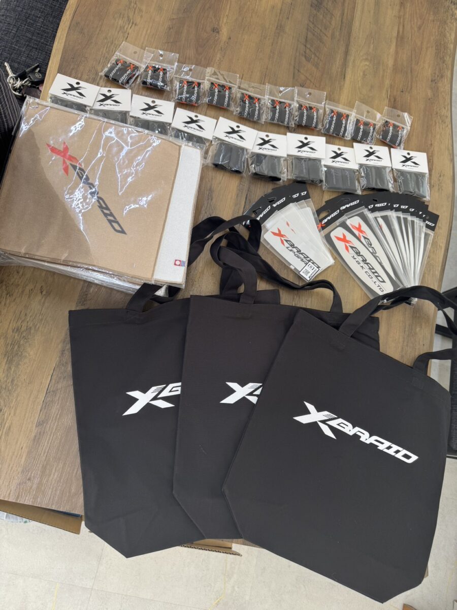 XBRAID 協賛品写真